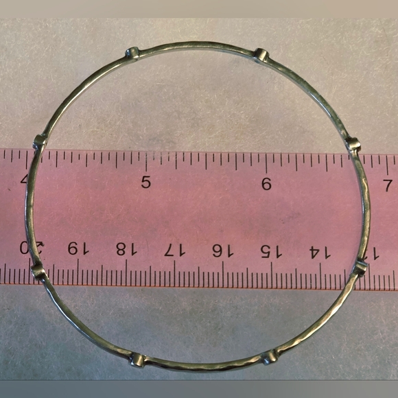 Silpada Sterling Silver & Zirconia Bangle Bracelet - Picture 6 of 7